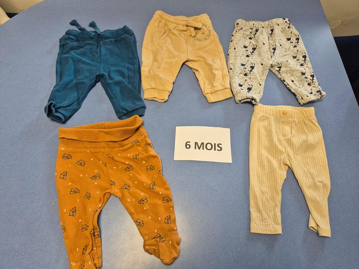 lot de pantalon garçon taille 6 mois - photo numéro 3