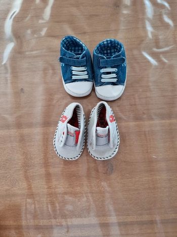 Lot de 2 paires de chaussures bébé