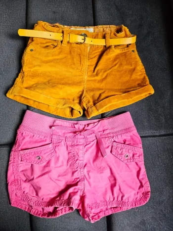 🦋 Lots de 2 short fille 🦋