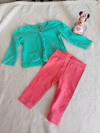 Legging avec gilet 6 mois