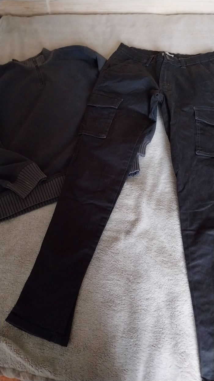 Lot 15 vêtements garçon 14 ans - photo numéro 5