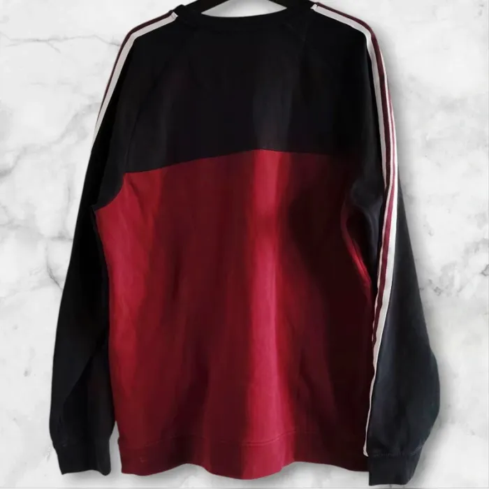 Sweat bicolore Jules rouge et noir - photo numéro 3