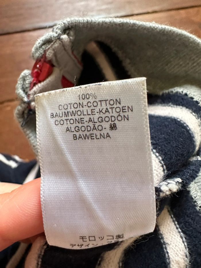 Gilet capuche marin Petit Bateau 6 mois - photo numéro 4