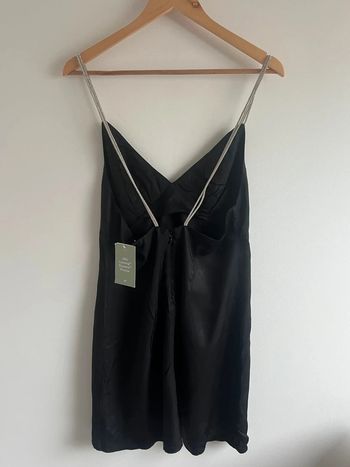 Robe noire bretelles stass