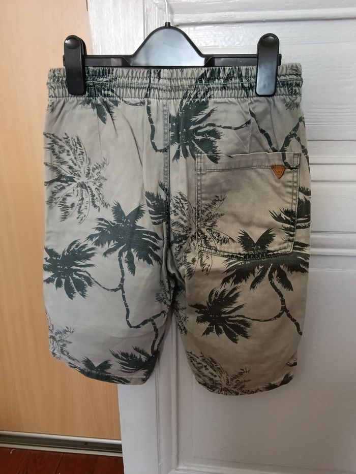Bermuda Zara kaki clair et kaki foncé - photo numéro 3