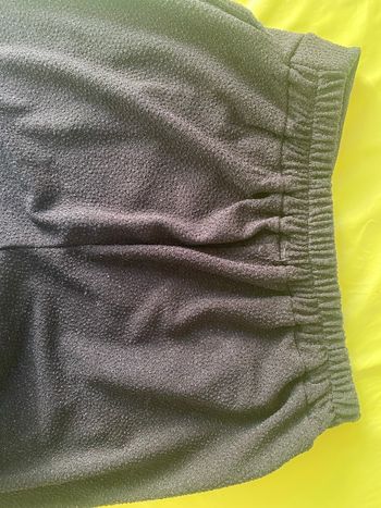 Pantalon de soirée évasé noir métallisé. Ella Italia