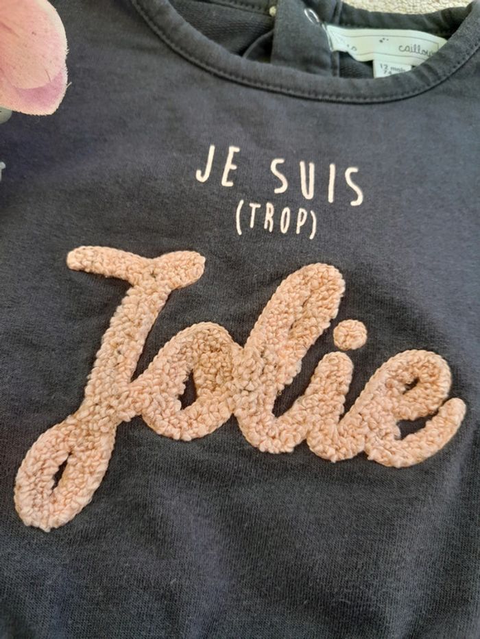 Robe 12 mois je suis trop belle - photo numéro 2
