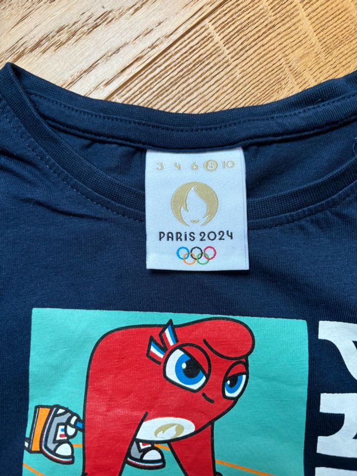 T-shirt Jeux olympiques Paris 2024 8 ans - photo numéro 3