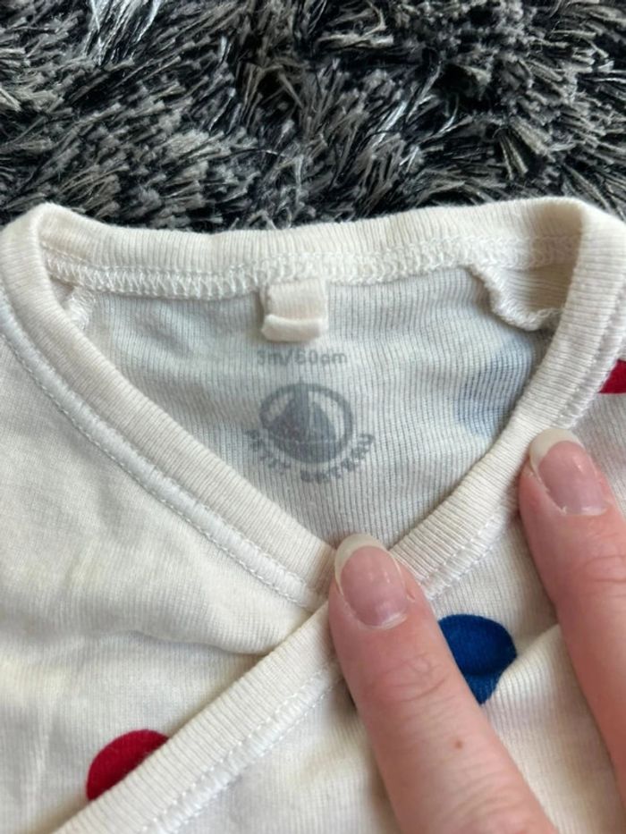 Dors-bien emblématique cœur - Petit bateau - 3 mois - photo numéro 3