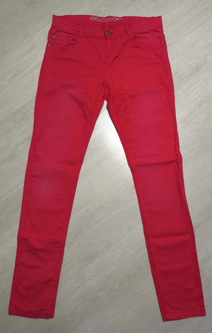Jean rouge Promod - photo numéro 3