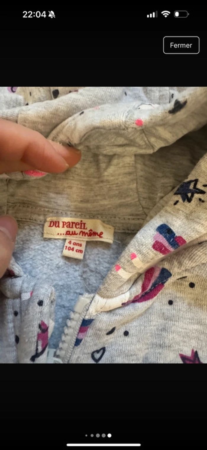 Lot de 10 vêtement fille 4 ans - photo numéro 13