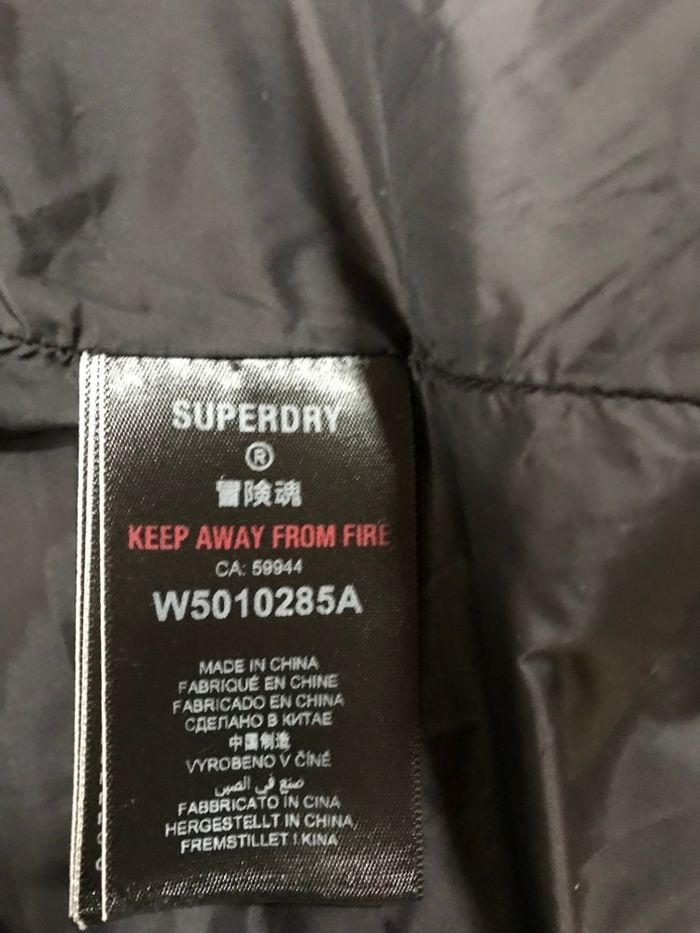 Doudoune à capuche Superdry cintré femme T38 - photo numéro 6