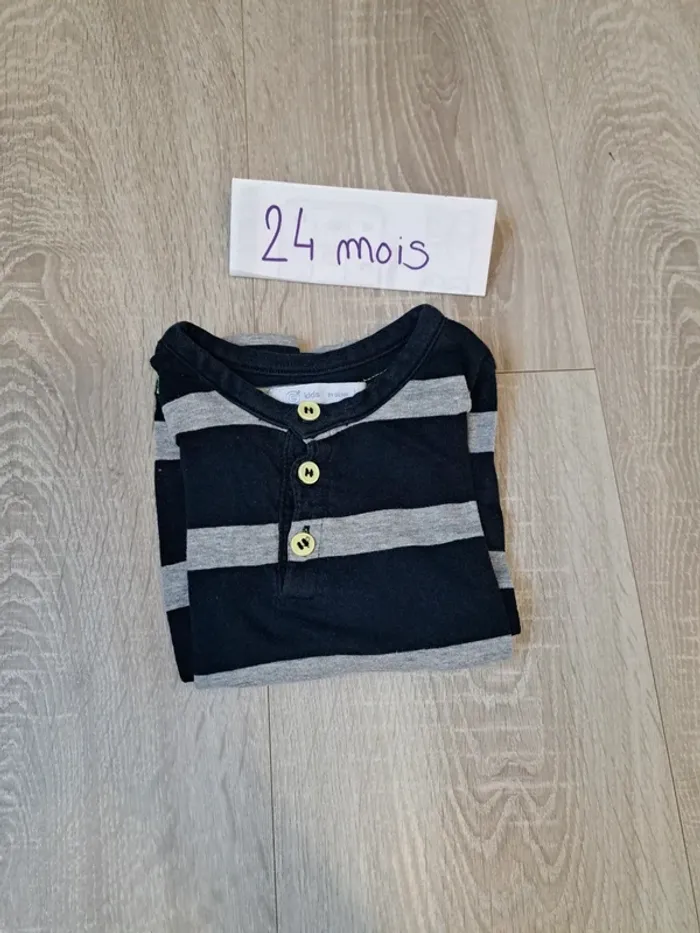 T-shirt manches longues 24 mois - photo numéro 3