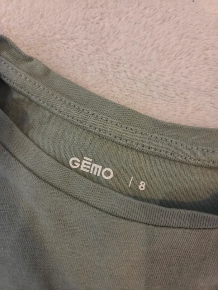 T shirt kaki flamand rose - photo numéro 4