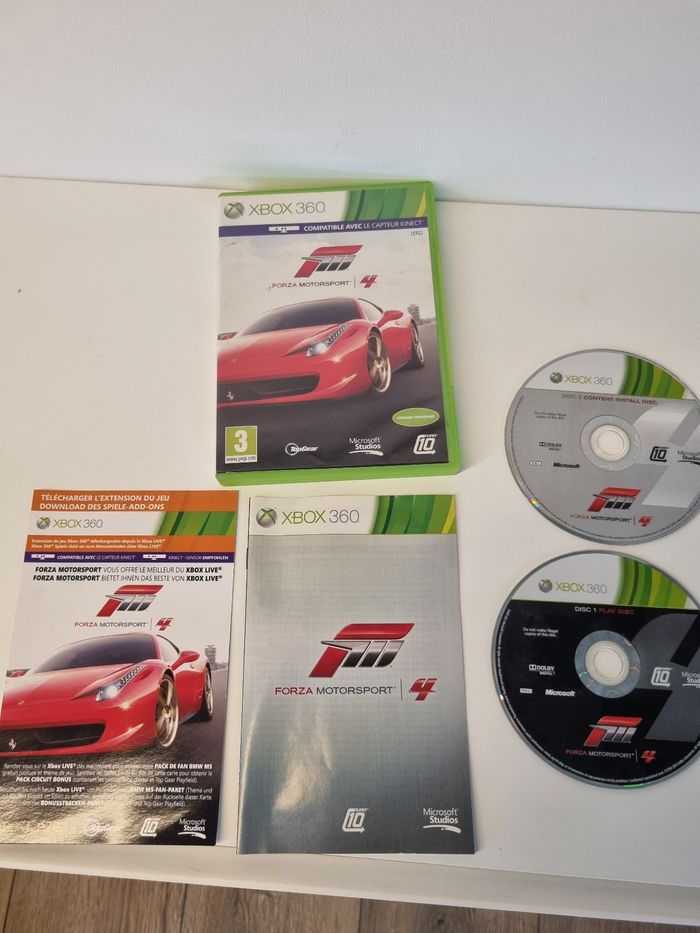 Forza Motorsport 4 Xbox 360. Complet. PAL FR