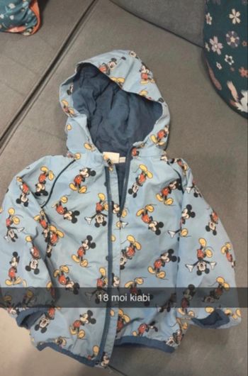 Manteau Mickey garçon 