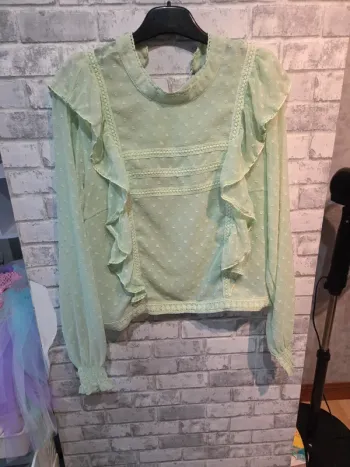 Blouse fluide Pimkie taille L vert