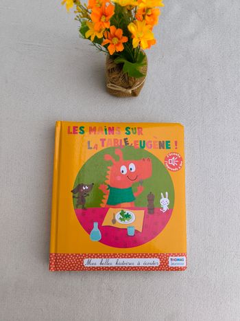 Livre sonore Les mains sur la table, Eugène