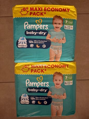 Couches Pampers Taille 7 Neuf 