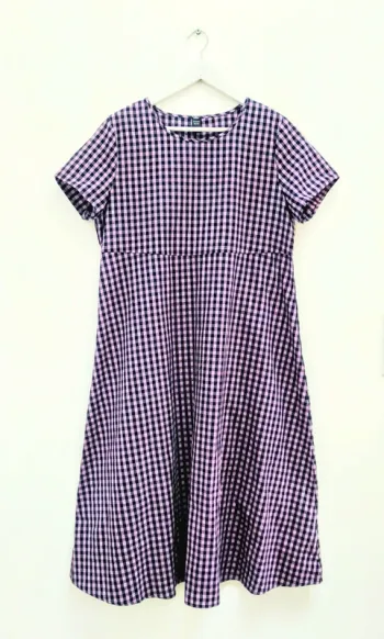 Robe vichy Emery rose taille L