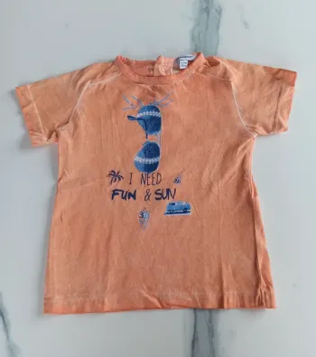 T shirt 3 pommes 9/12 mois