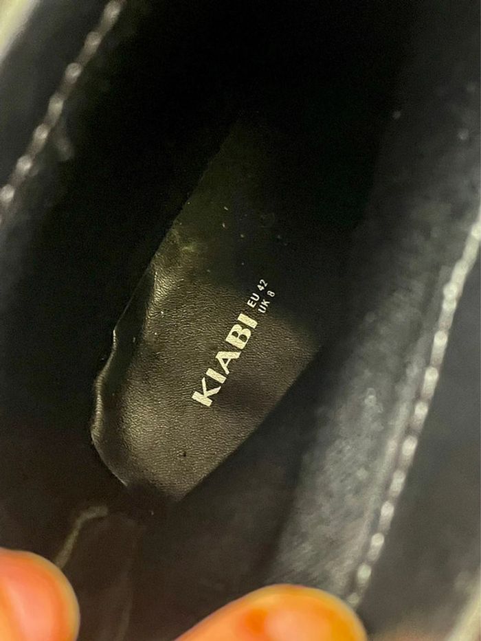 Bottines noires à talon neuves 41 - photo numéro 12