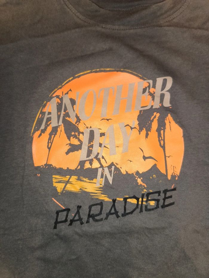 T-shirt gris taille 146-152 - photo numéro 2