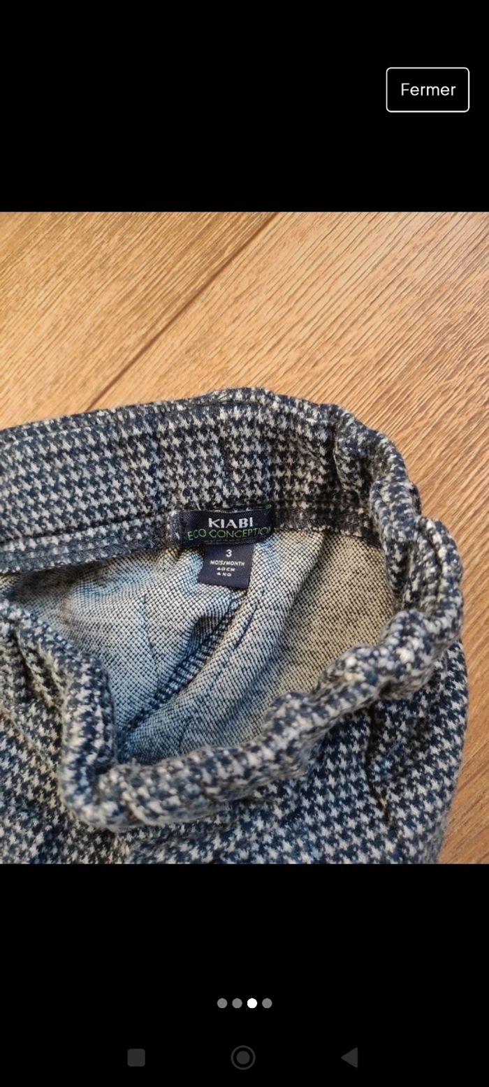 Pantalon bébé Kiabi 3 mois - photo numéro 3