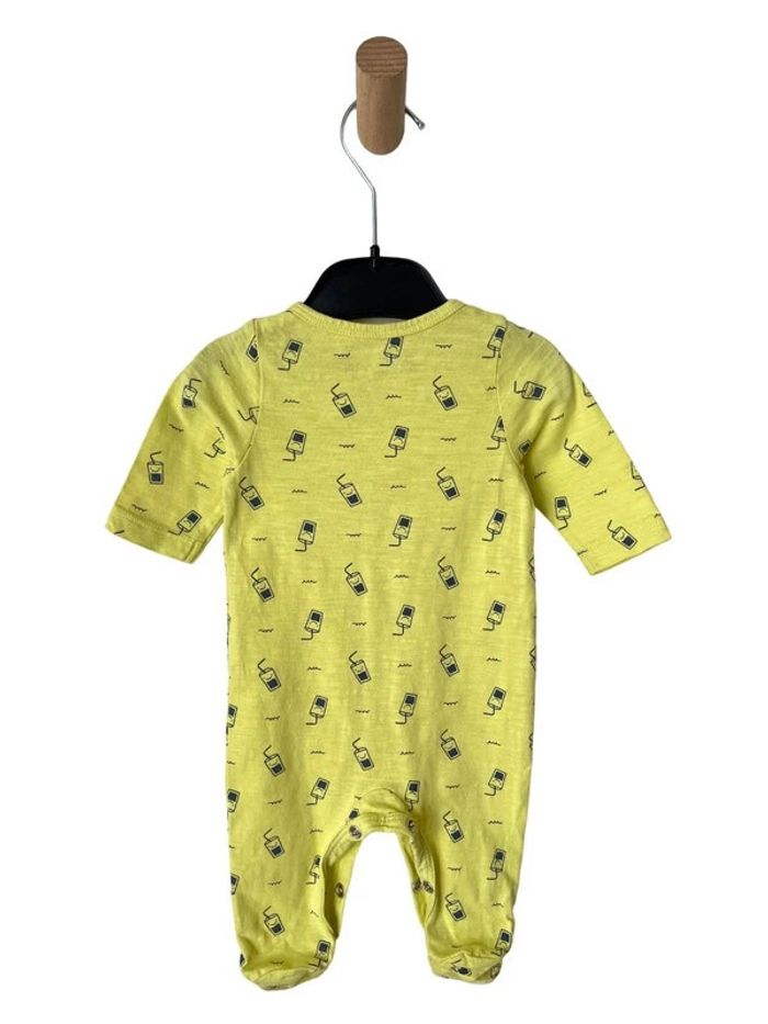 Pyjama léger en coton jaune (boissons) - Gémo 1 mois - photo numéro 3
