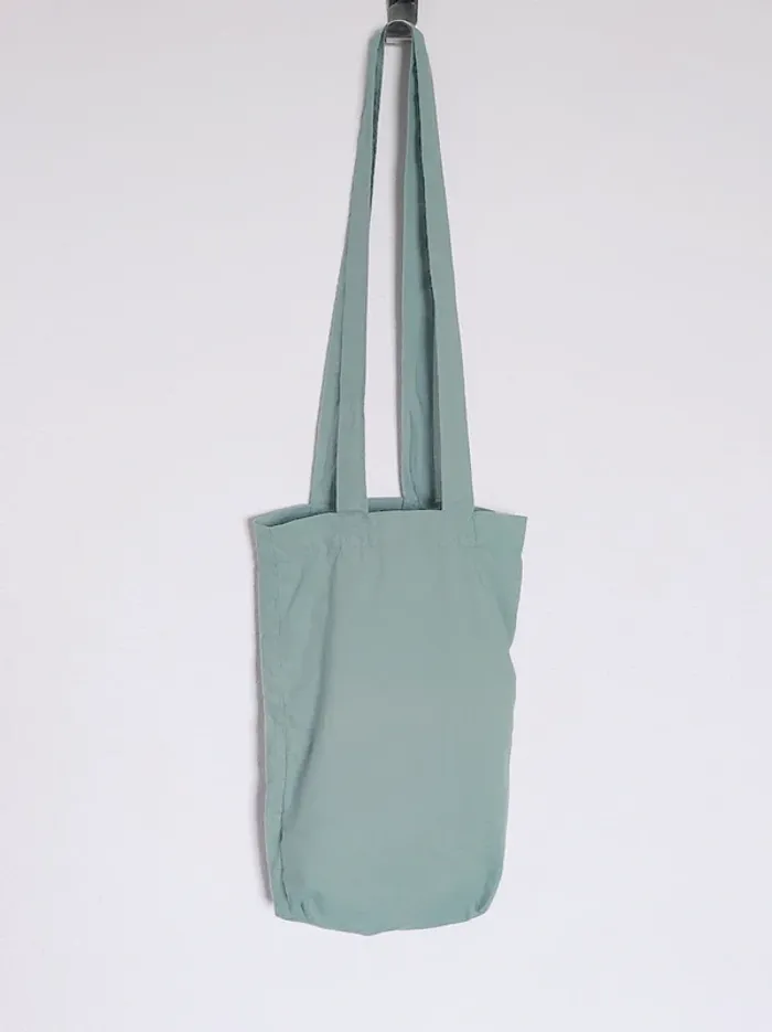 Petit tote bag vert turquoise / Bouchara - 30×15cm - photo numéro 2