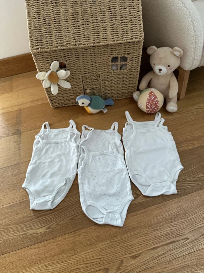 Lot de 6 bodies Kiabi