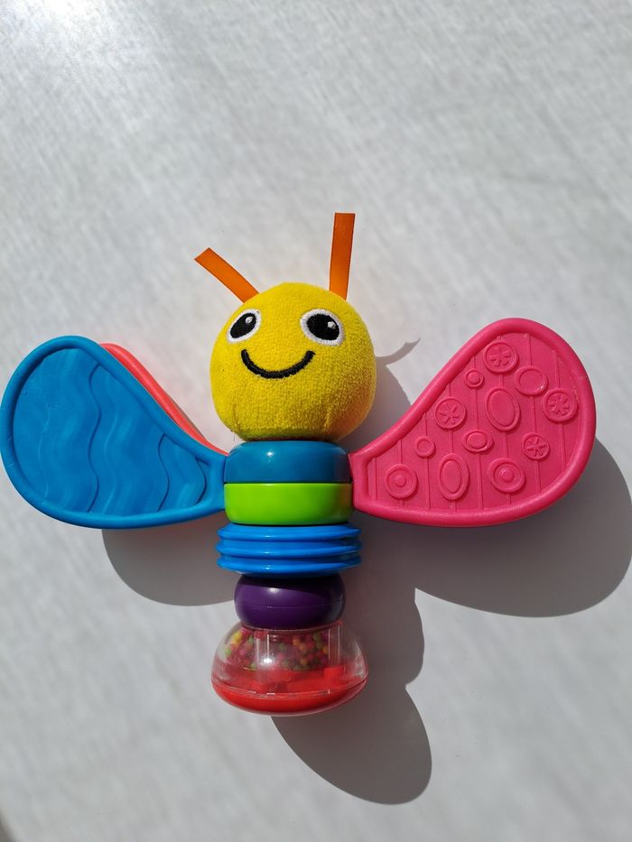 Hochet papillon multicolores - photo numéro 5