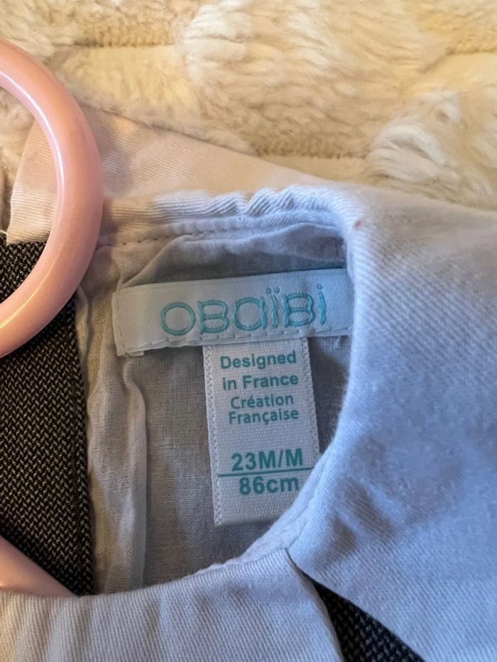 Robe Obaïbi 23M/86cm Col Claudine - photo numéro 3