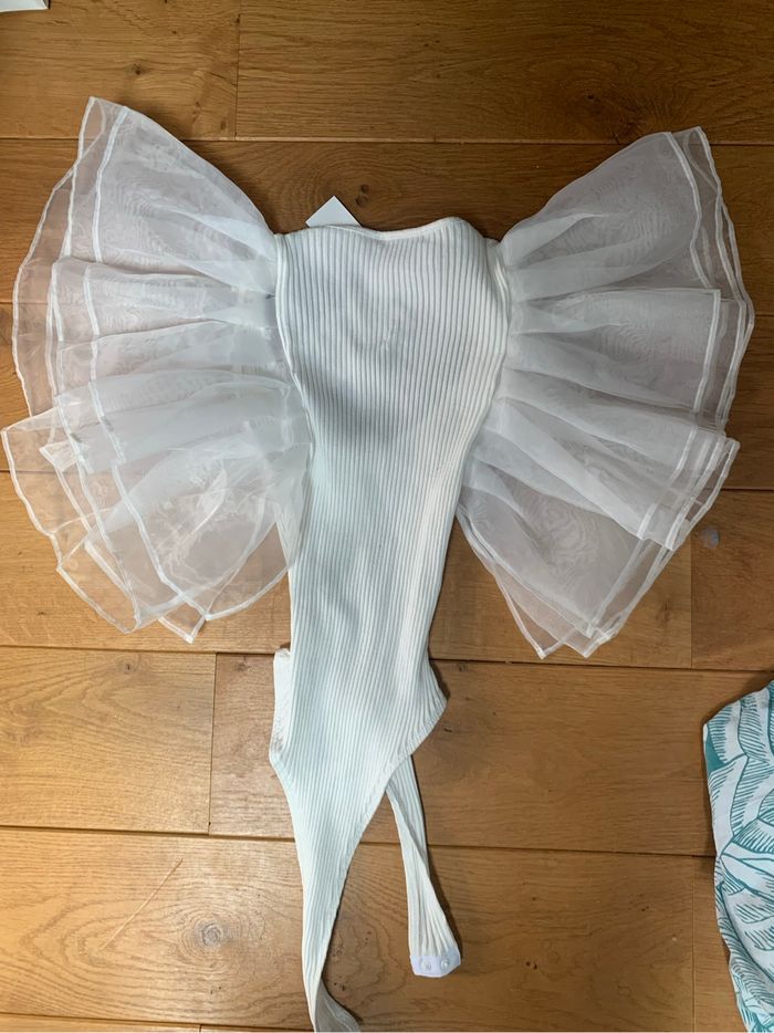 body zara blanc - photo numéro 2