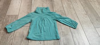 Sous-pull turquoise U essentiel T3A