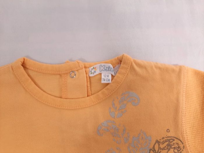 Tee shirt manches longues, 12 mois kitchoun - photo numéro 2