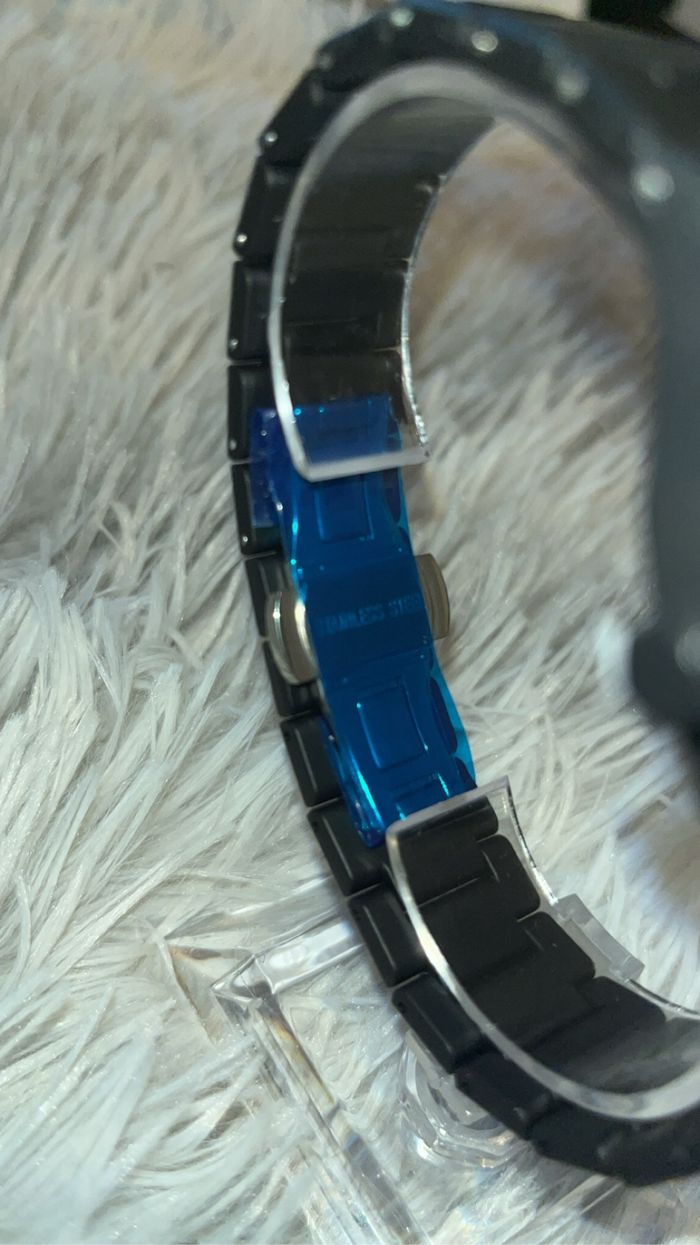 MONTRE ÉLÉGANTE HOMME EN QUARTZ NOIR 🖤 - photo numéro 3