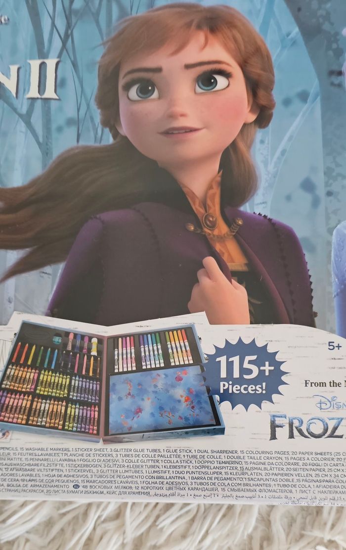 Malette de coloriage La Reine des Neiges 2 Crayola Nzuf - photo numéro 3