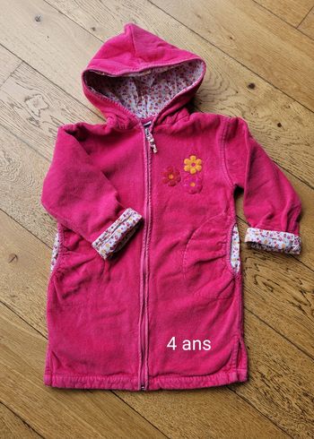 Peignoir Carré Blanc 4 ans