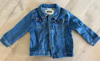 Veste en jean bleu 24 mois