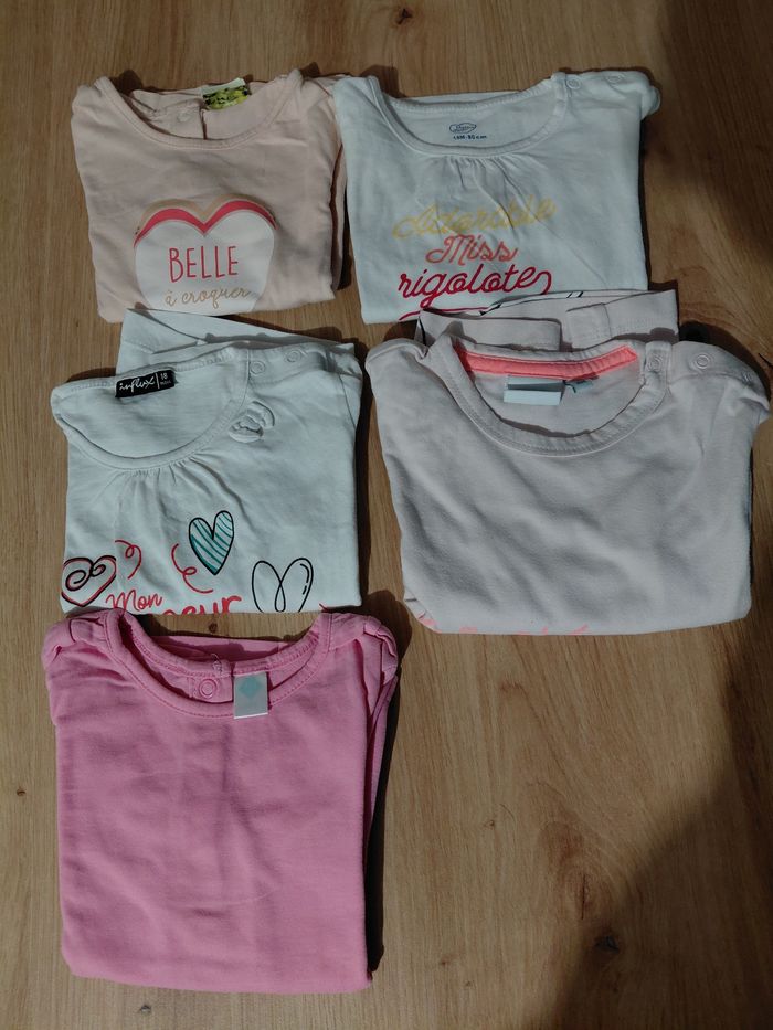 Lot de tee shirts