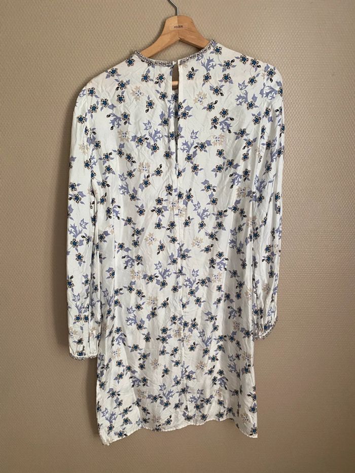 Robe en soie à fleurs Sandro - photo numéro 2