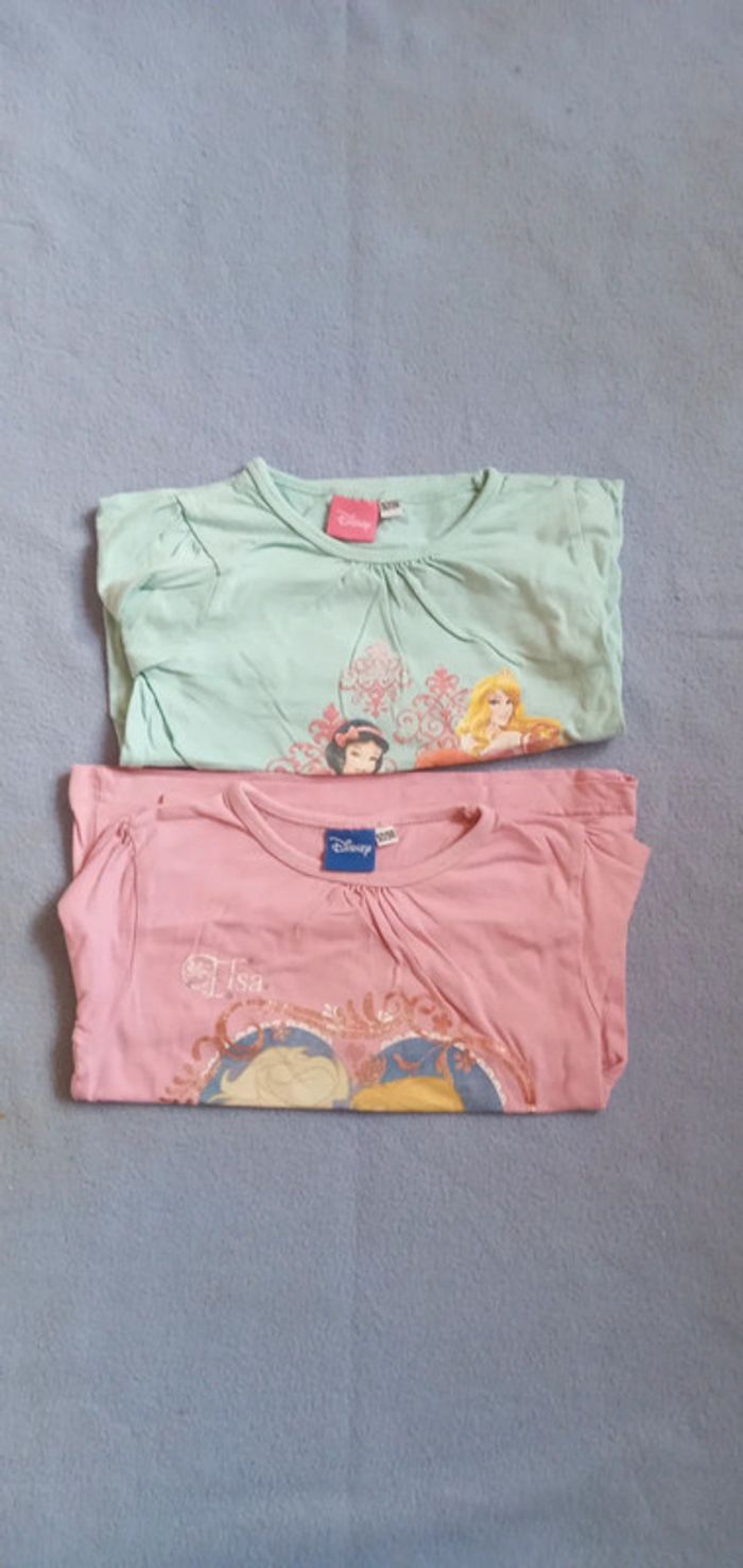 Lot de 2 haut Disney Princesse taille 92/98 cm