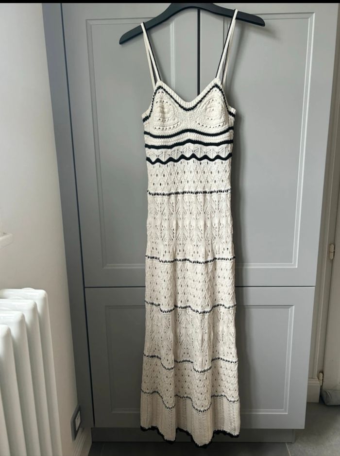 Robe longue crochet Zara