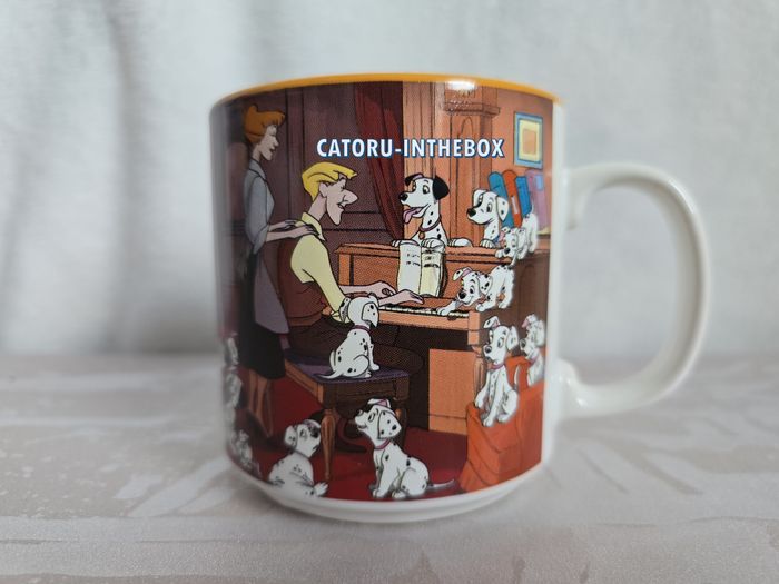 Tasse / Mug / Cup scène Disney Classics 101 Dalmatiens Pongo Perdita Dalmatians - photo numéro 2