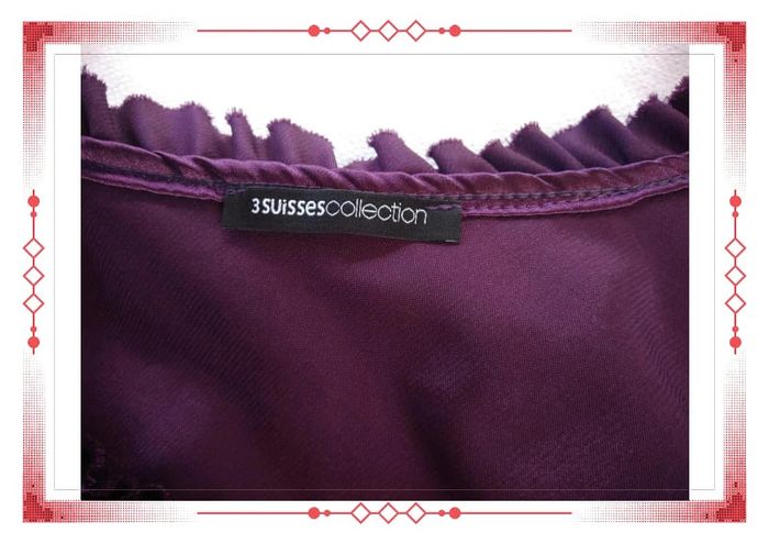 Robe satinée violine - photo numéro 7