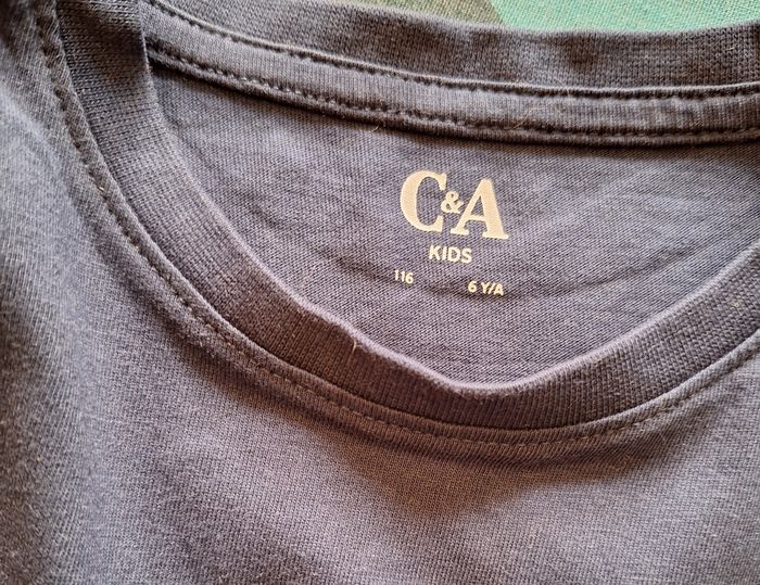 Tee-shirt manches courtes Grenouille C&A 6 ans - photo numéro 3
