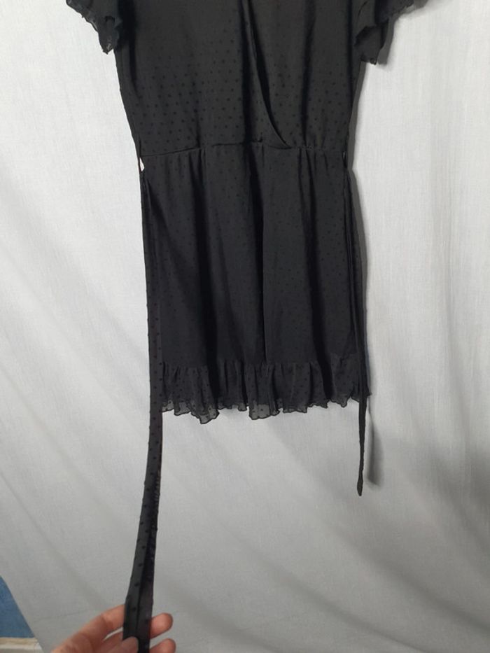 Robe noire à plumetis - photo numéro 5