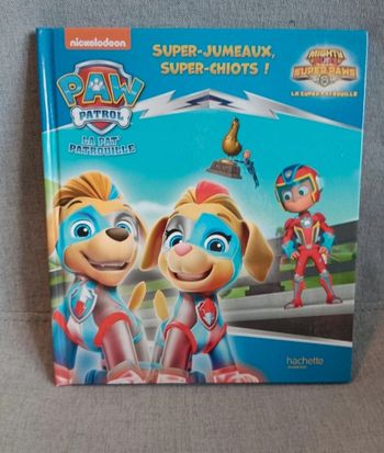 Livre pat patrouille super jumeaux super chiots