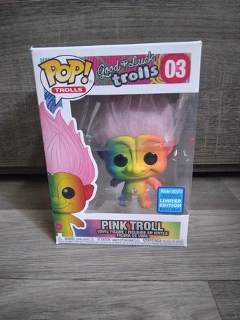 Funko pop 03 troll pink neuf